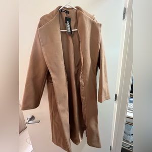 Camel Long Duster Coat